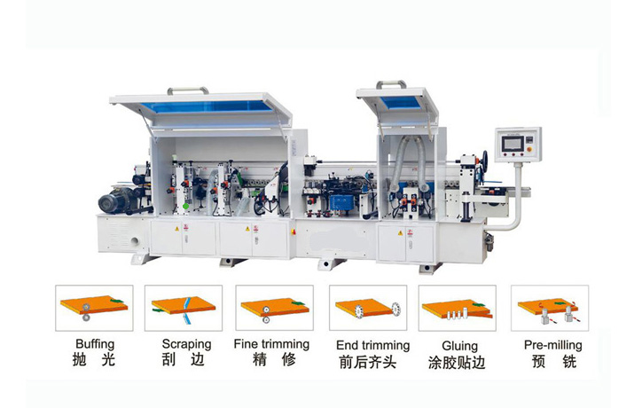 全自动铝板材曲线封边机